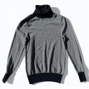 J.Crew 100% Merino Wool Striped Turtleneck Sweater Men’s Small